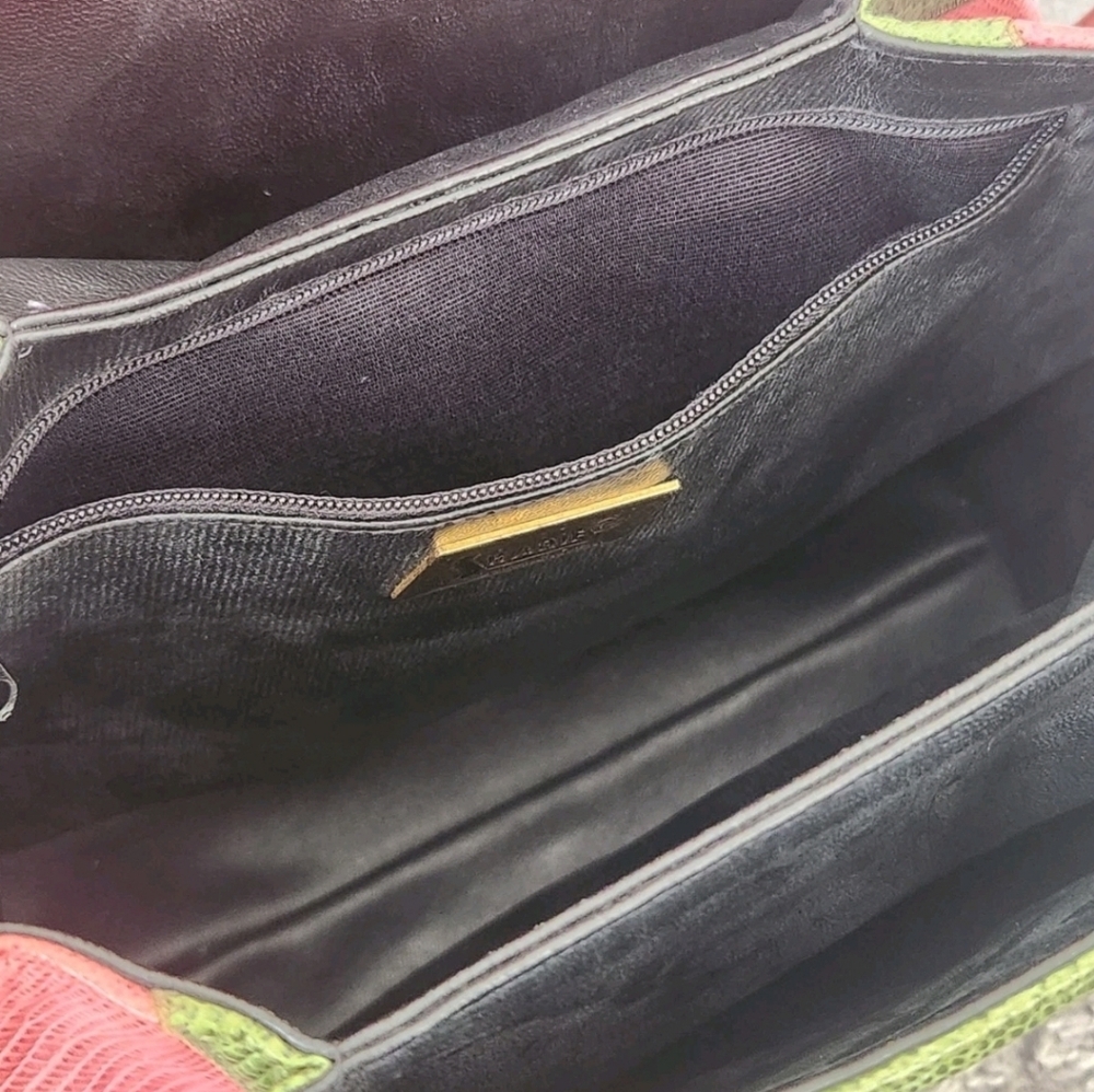 Sharif Multicolor Red Blue Purple Crossbody Bag - Picture 6 of 16